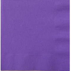 Салфетки фиолетовые, 33 см