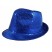 Шляпа клубная синяя с пайетками