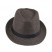 Гангстерская шляпа темно-коричневая №3