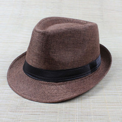 Гангстерская шляпа коричневая №1