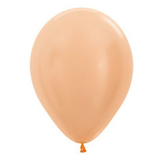Воздушный шарик персиковый без рисунка