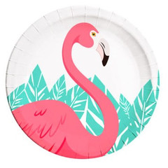 Тарелки Розовое Фламинго