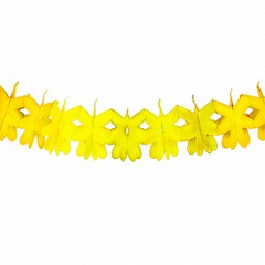 Гирлянда Цветы желтая, 300 см