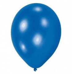 Воздушный шарик синий без рисунка