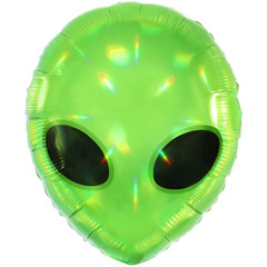 Воздушный шар Инопланетянин голография 58 см