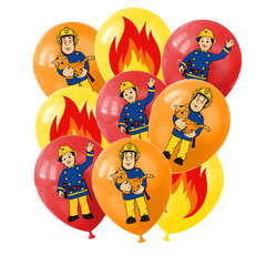 Набор воздушный шариков Пожарники-3 10шт