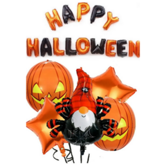 Набор на Хэллоуин воздушных шаров Гном 6 шт