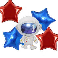 Воздушные шары Космос Космонавт 5шт
