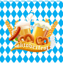 Салфетки на праздник Октоберфест Пиво 33см 20шт
