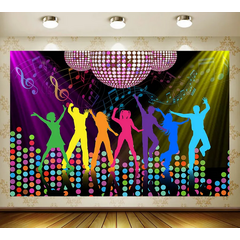 Декорация баннер Диско, 150см х 100см