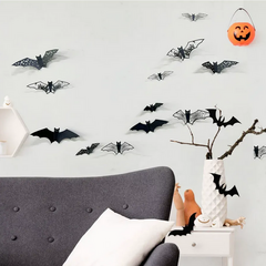 Хэллоуин Летучие мыши 12шт