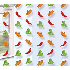 Вертикальная гирлянда Фиеста 6шт 213см