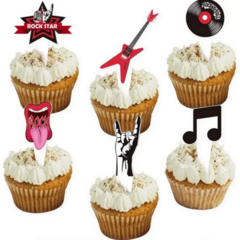 Пики Рок-н-ролл вечеринка 12шт