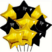 Воздушные шары Звезды Голливуд 9шт 46см