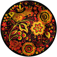 Тарелки Хохлома Русский Стиль 18см 6шт