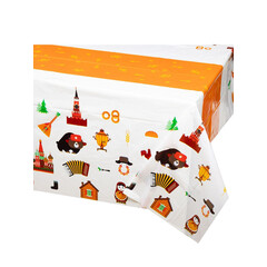 Скатерть Масленица Русский Стиль 130х180см