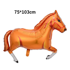 Воздушный шар Лошадь светло-коричневая 103см