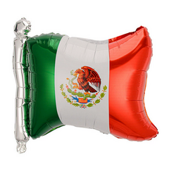 Воздушный шар Мексиканский Флаг 64х56 см