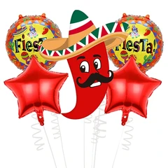 Воздушные шары Мексиканский Чики перец 5шт