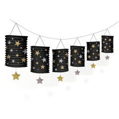 Гирлянда-фонарики Hollywood 3,65 м