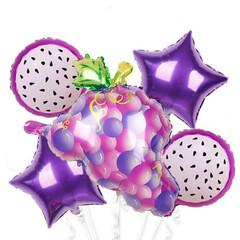 Набор воздушных шаров Виноград 70см 5шт