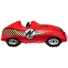 Воздушный шар Гоночный автомобиль, красный 109 см