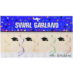Гирлянда Спирали Выпускной мульти 3,6м