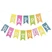 Гирлянда Флажки, Happy Birthday, Ассорти 160 см
