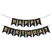 Гирлянда Флажки, Happy Birthday black 500 см, 16*12 см