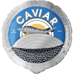 Воздушный шар Черная икра 46 см