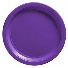 Тарелки фиолетовые, 8 шт.