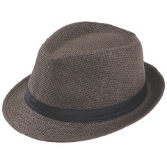 Гангстерская шляпа темно-коричневая №3