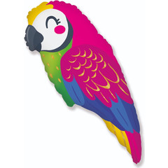 Воздушный шар Мини-фигура Яркий попугай 43 см