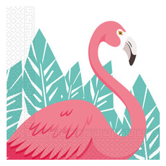 Салфетки Розовое Фламинго