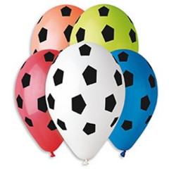 Воздушный шарик Мяч футбольный микс