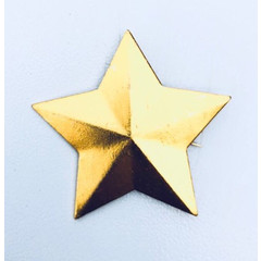 Значок звезда золотая 3,5см