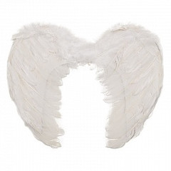 Крылья Ангела, Белые, 55см