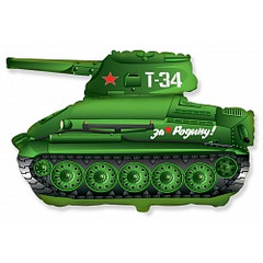 Фольгированный шар Танк T-34