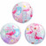 Фольгированный шарик Сфера 3D, С Днем Рождения (фламинго) 61 см