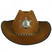 Ковбойская шляпа Шериф коричневая - 2