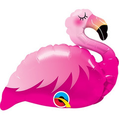 Фольгированный шар мини ФИГУРА Фламингой