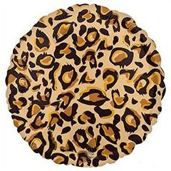 Фольгированный шар Леопард Сафари