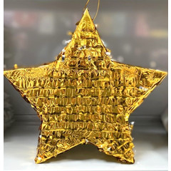 Пиньята Звезда Золото 30см