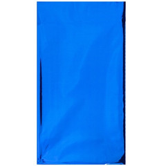 Скатерть фольгированная синяя 130х180см