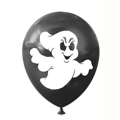 Воздушный шарик Хэллоуин Веселые друзья Привидение
