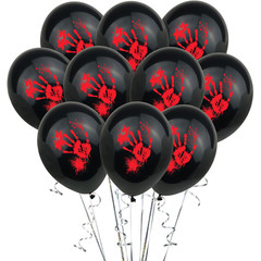 Букет воздушный шариков Happy Halloween party №7