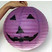 Подвесной фонарик Тыква Хэллоуин, D=30см фиолетовый