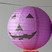 Подвесной фонарик Тыква Хэллоуин, D=30см фиолетовый