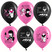 Воздушные шарики Уэнсдей Мрачная стори 10 шт розовый